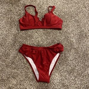 FLASH SALE ROMWE Medium Red Bikini Swimsuit